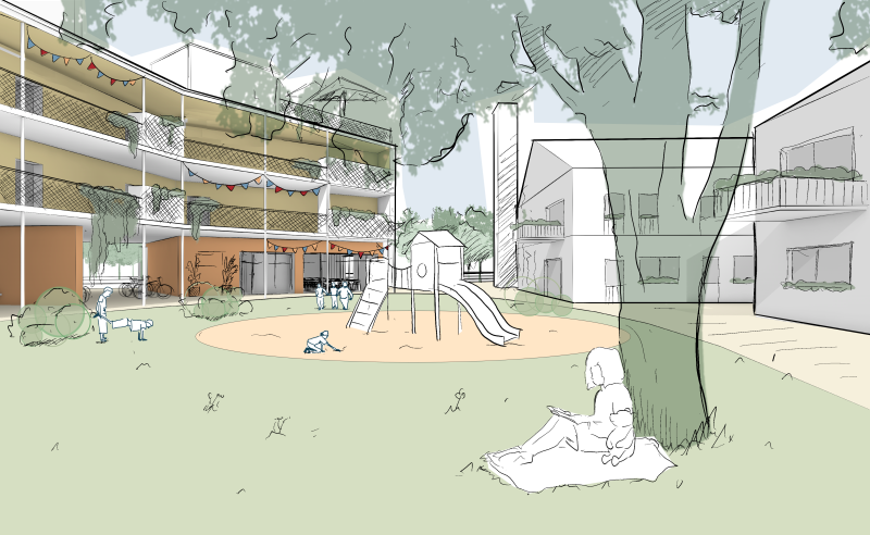 Konzeptverfahren_OF_2_3D_Modell_Musikerviertel_Offenbach_Aussenperspektive_by_prosa_Architektur__Stadtplanung_BDA