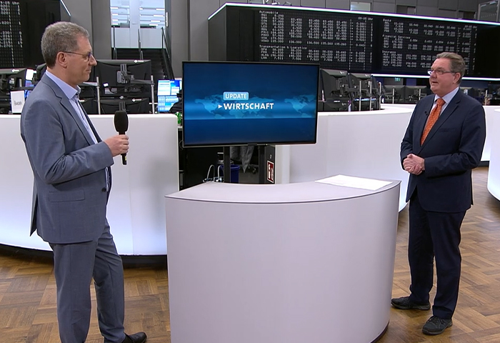 Diakoniepfarrer Markus Eisele und ARD-Finanzredakteur Stefan Wolff